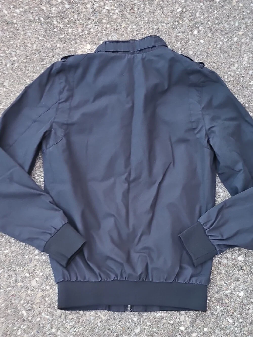 Members Only Black Bomber Jacket with Celcius Logo XS - Picture 7 of 7